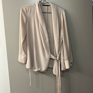Zara Basics - light pink dress shirt